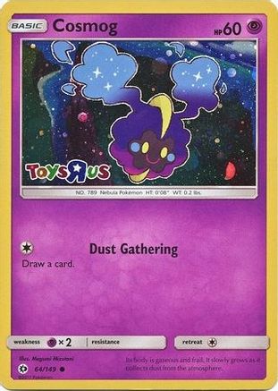 Cosmog (Toys R Us Promo) 064/149 - Miscellaneous Cards & Products Holofoil