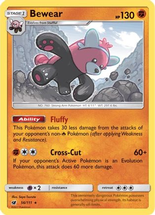 Bewear 056/111 - SM Crimson Invasion Holofoil