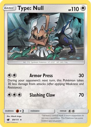 Type: Null 089/111 - SM Crimson Invasion Holofoil