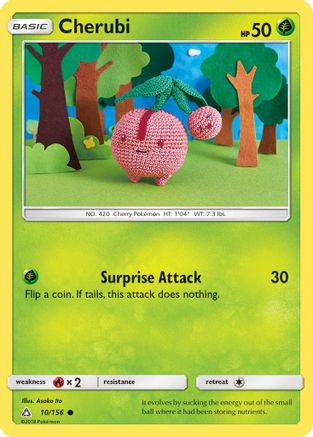 Cherubi 010/156 - SM Ultra Prism Reverse Holofoil