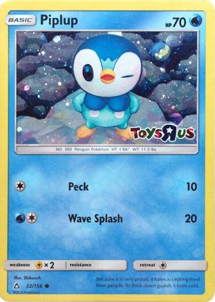 Piplup (Toys R Us) 032/156 - Miscellaneous Cards & Products Holofoil