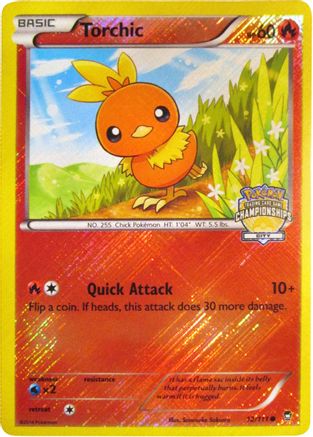 Torchic (City Championships) 012/111 - League & Championship Cards Reverse Holofoil