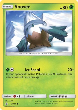 Snover 003/131 - SM Forbidden Light
