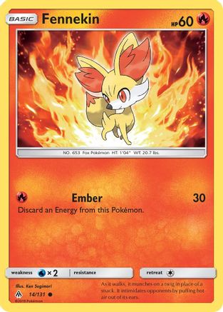 Fennekin 014/131 - SM Forbidden Light Reverse Holofoil