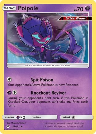 Poipole 055/131 - SM Forbidden Light Reverse Holofoil