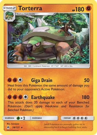 Torterra 058/131 - SM Forbidden Light