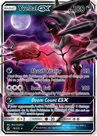 Yveltal GX 079/131 - SM Forbidden Light Holofoil