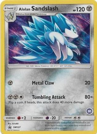 Alolan Sandslash () SM127 - SM Trainer Kit Alolan Sandslash & Alolan Ninetales Holofoil