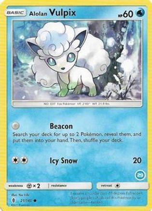 Alolan Vulpix () 021 - SM Trainer Kit Alolan Sandslash & Alolan Ninetales