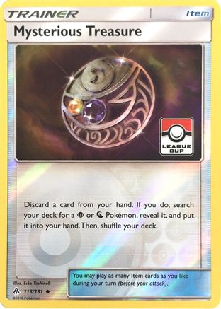Mysterious Treasure 113/131 - League & Championship Cards - Reverse Holofoil