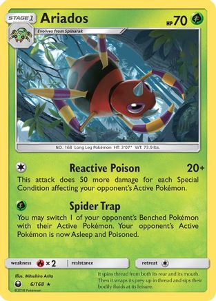 Ariados 006/168 - SM Celestial Storm Holofoil