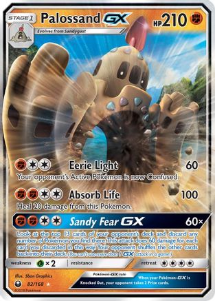 Palossand GX 082/168 - SM Celestial Storm Holofoil