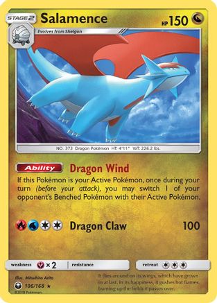 Salamence 106/168 - SM Celestial Storm Holofoil