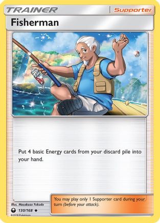 Fisherman 130/168 - SM Celestial Storm Reverse Holofoil