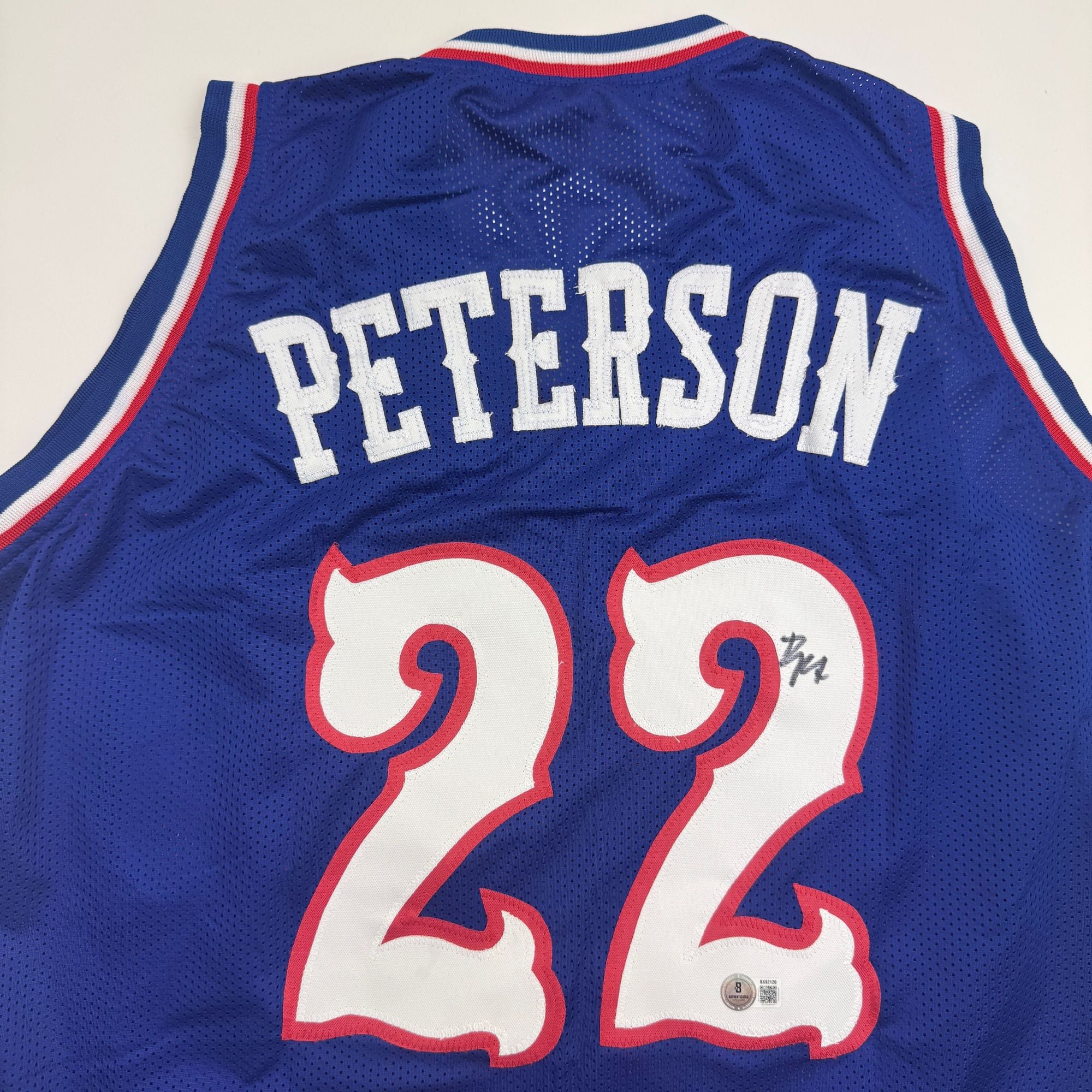 Autographed/Signed Darryn Peterson Kansas Blue College Basketball Jersey PSA/DNA COA