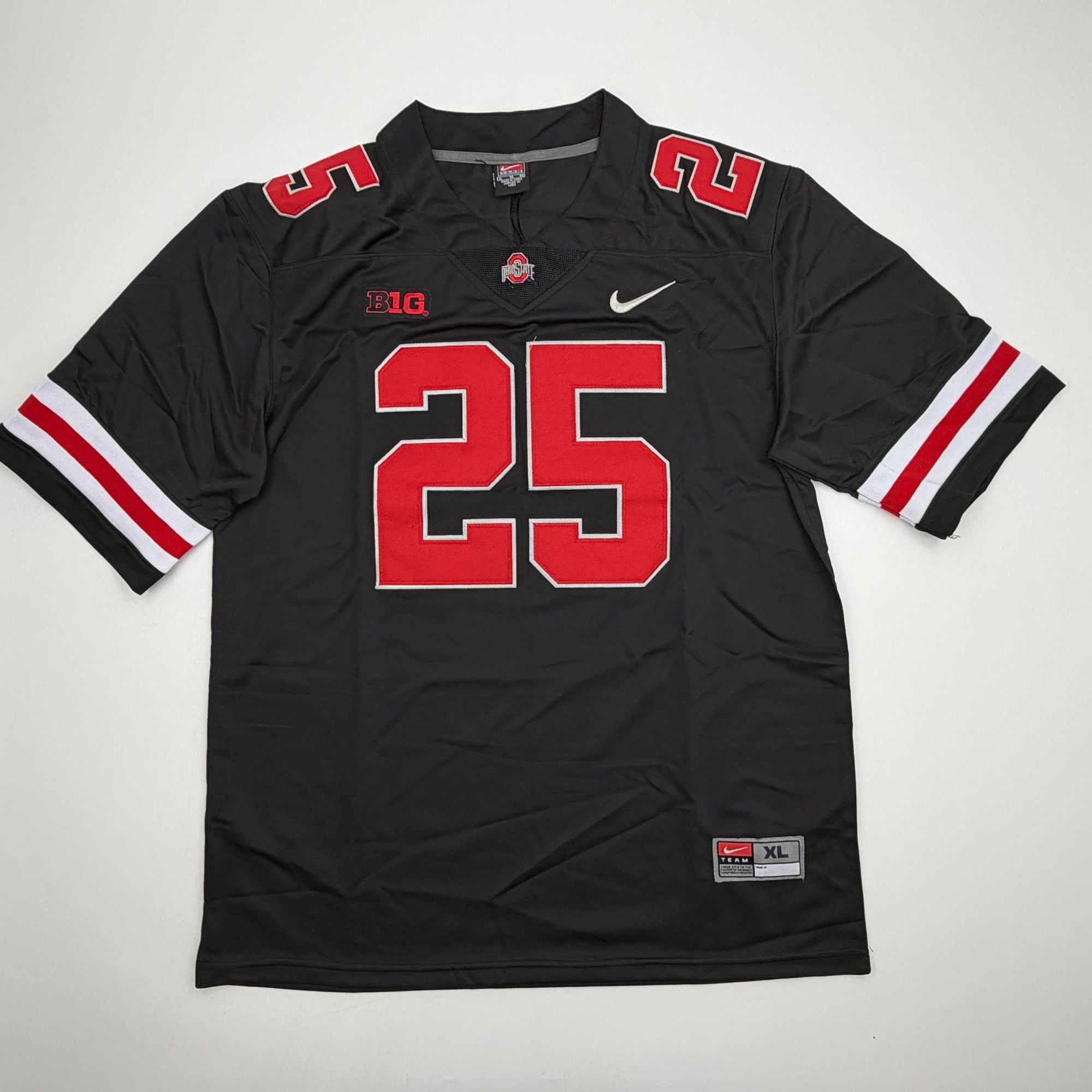Autographed/Signed Lamar Bo Jackson Ohio State Black College Football Jersey Beckett BAS COA