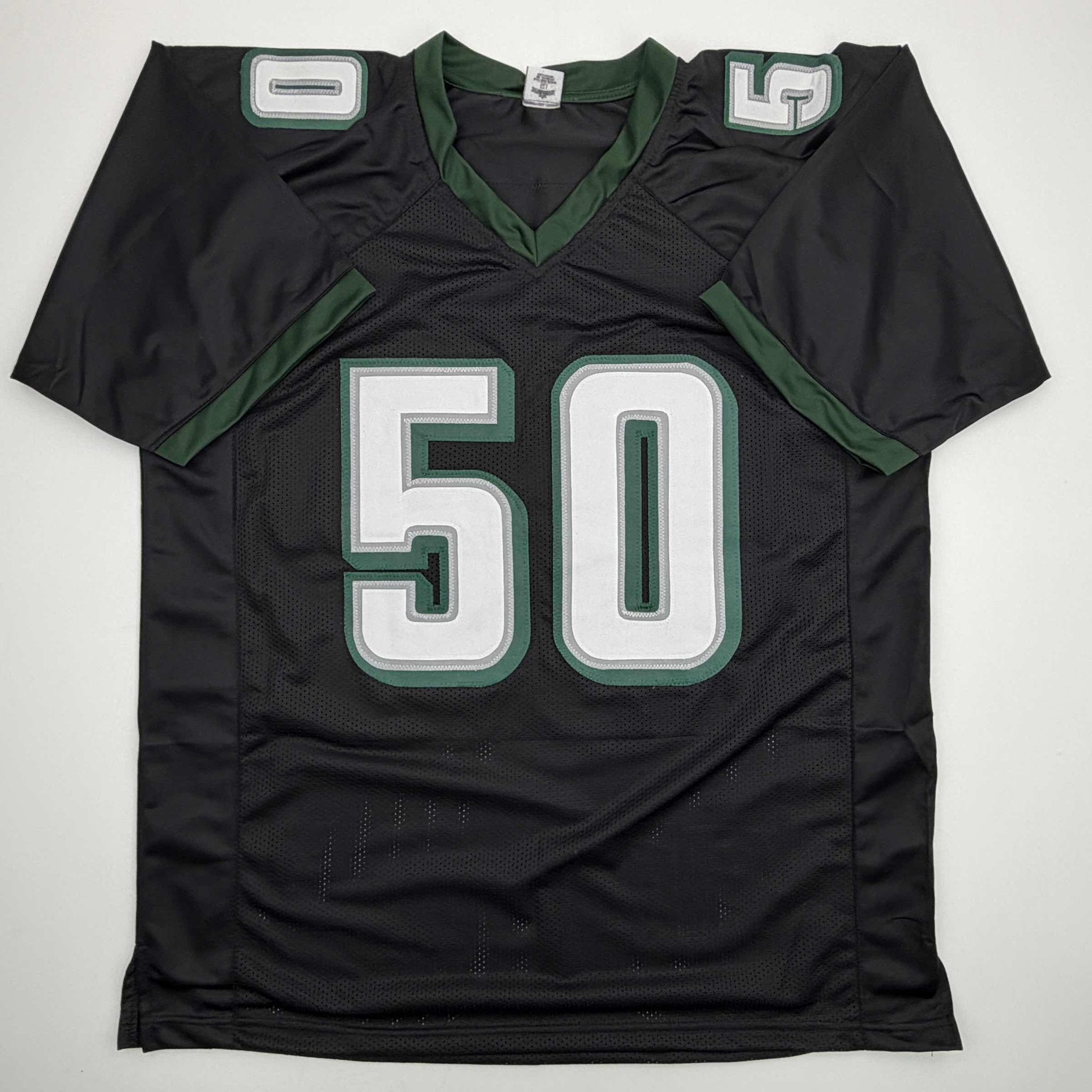 Autographed/Signed Jaelan Phillips Philadelphia Black Football Jersey PSA/DNA COA