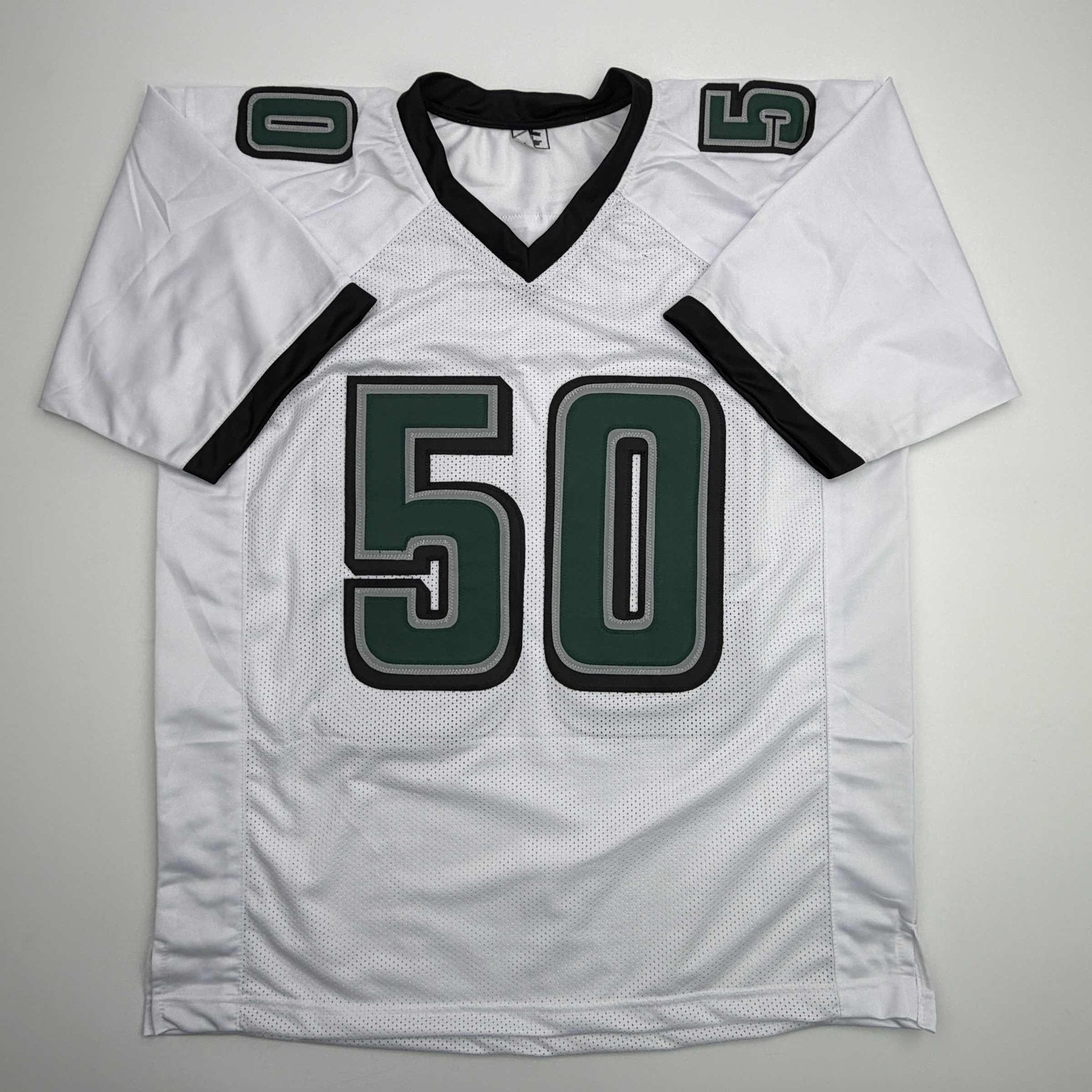 Autographed/Signed Jaelan Phillips Philadelphia White Football Jersey PSA/DNA COA
