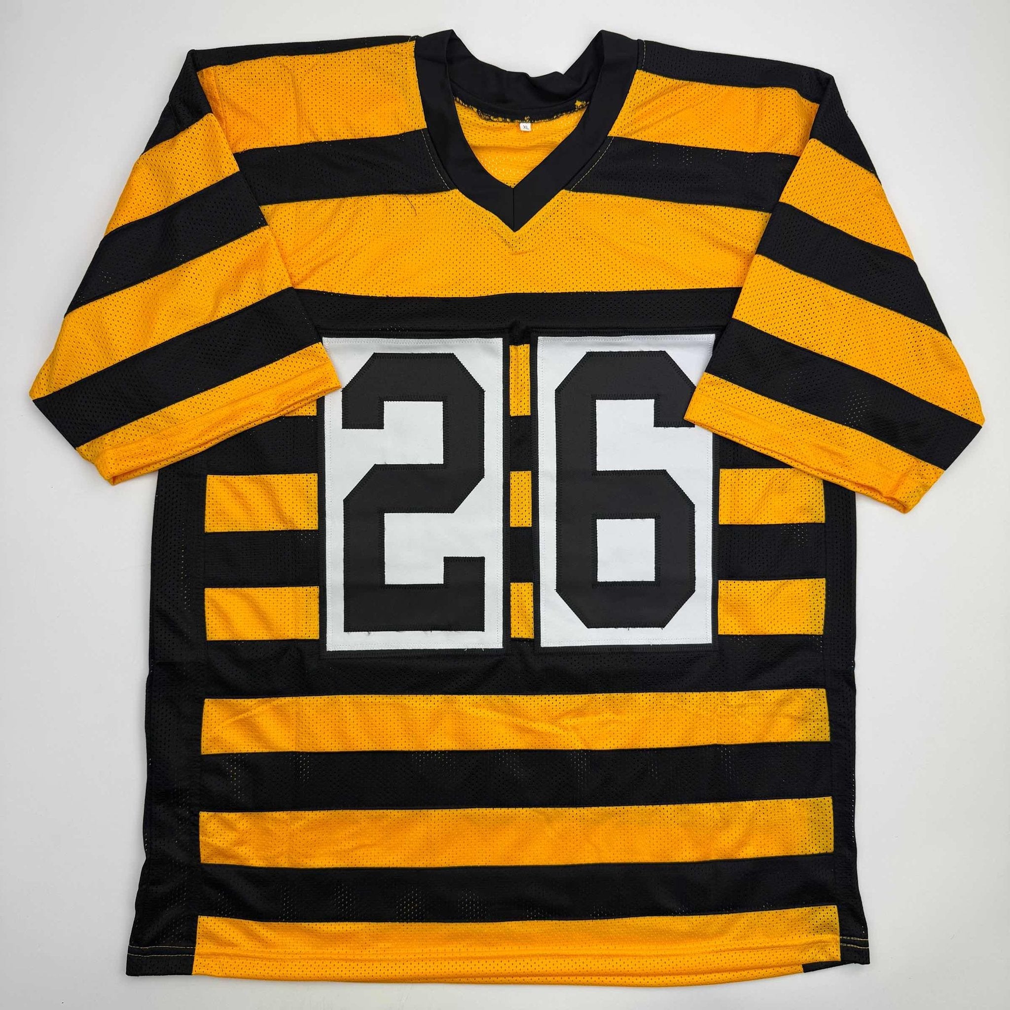 Autographed/Signed Le'Veon LeVeon Bell Pittsburgh Bumble Bee Jersey Football JSA COA