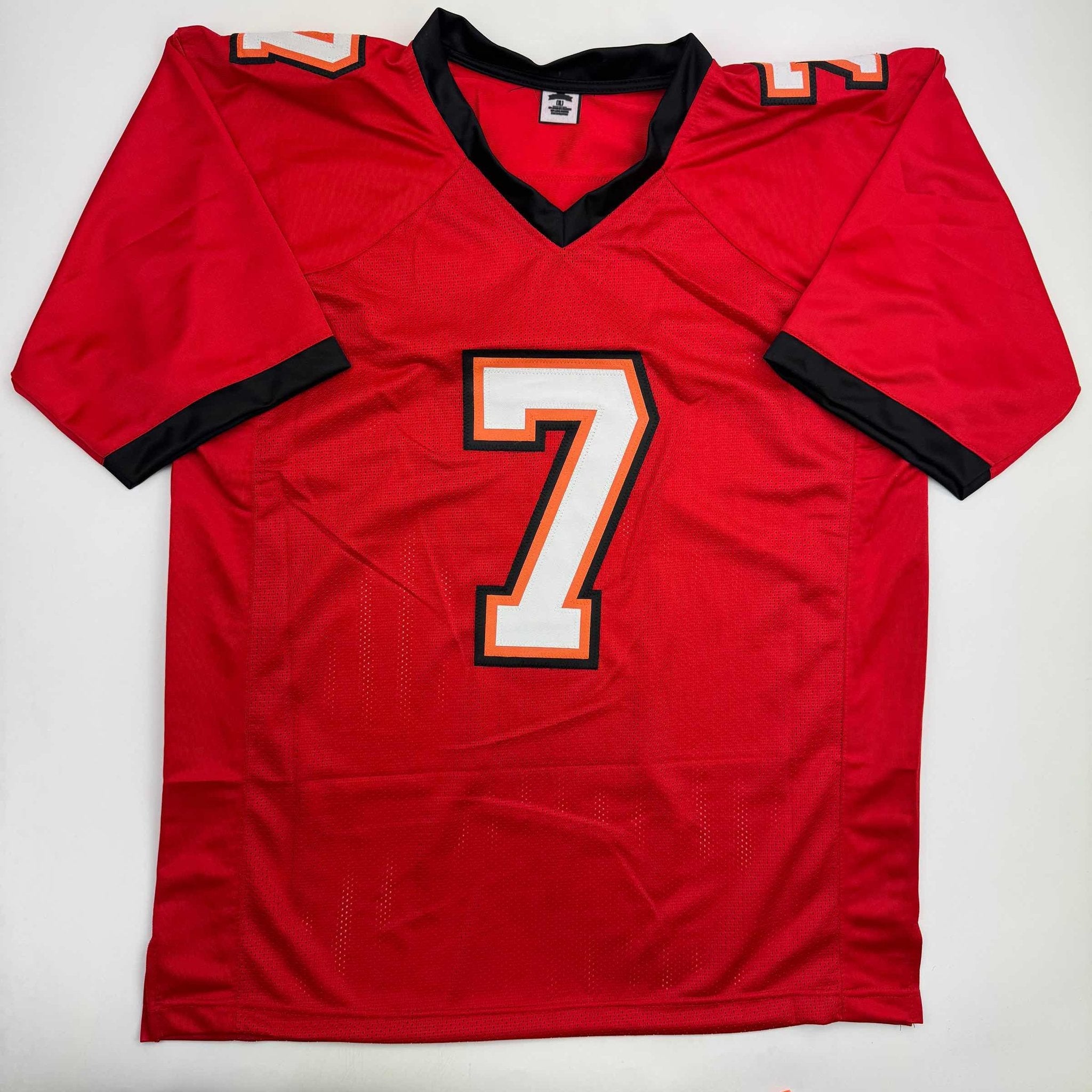 Autographed/Signed Martin Gramatica Tampa Bay Red Football Jersey JSA COA
