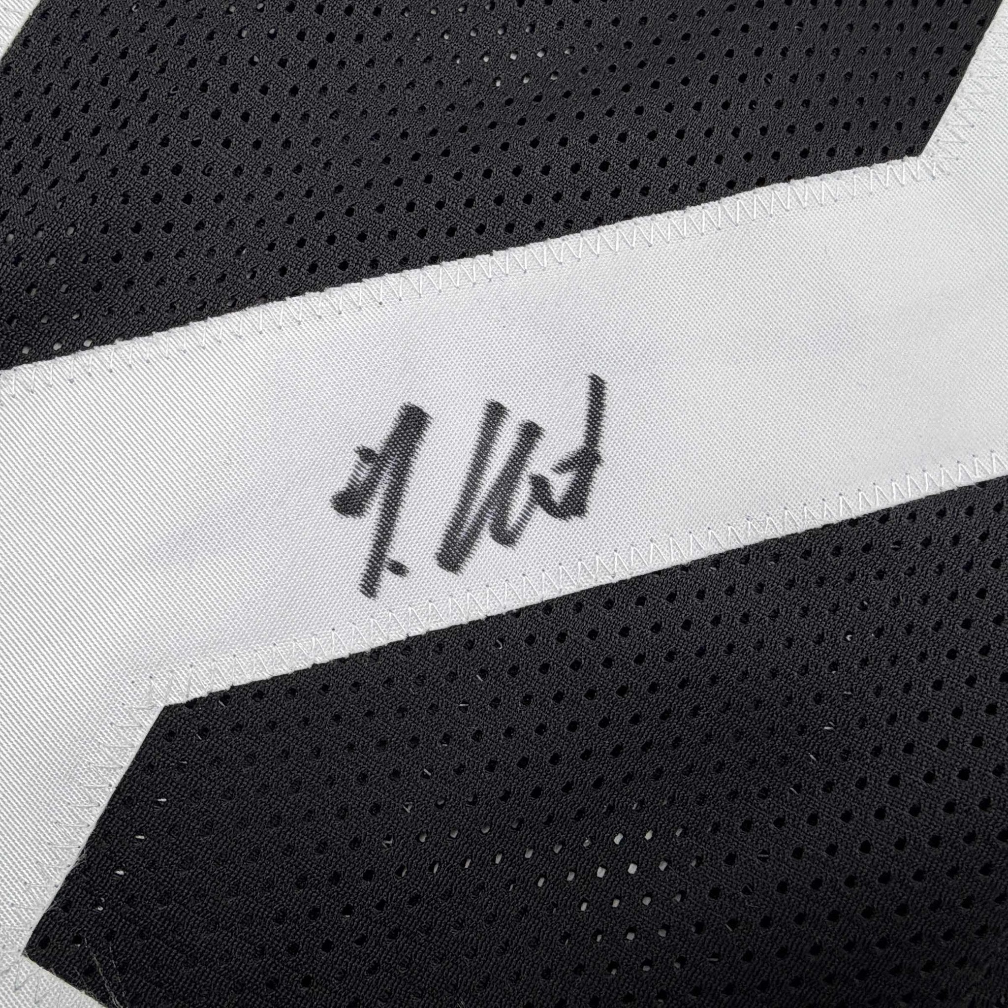 Autographed/Signed Travis Hunter Jacksonville Black Football Jersey Beckett BAS COA