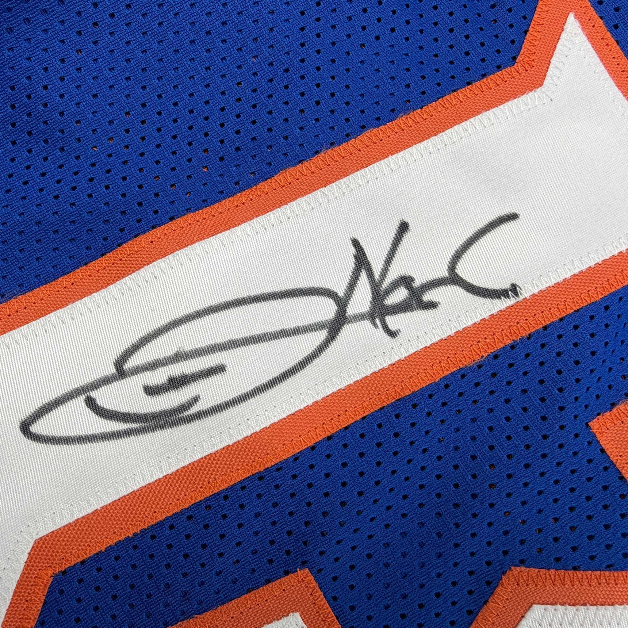 Autographed/Signed Joakim Noah Florida Blue College Basketball Jersey Beckett BAS COA