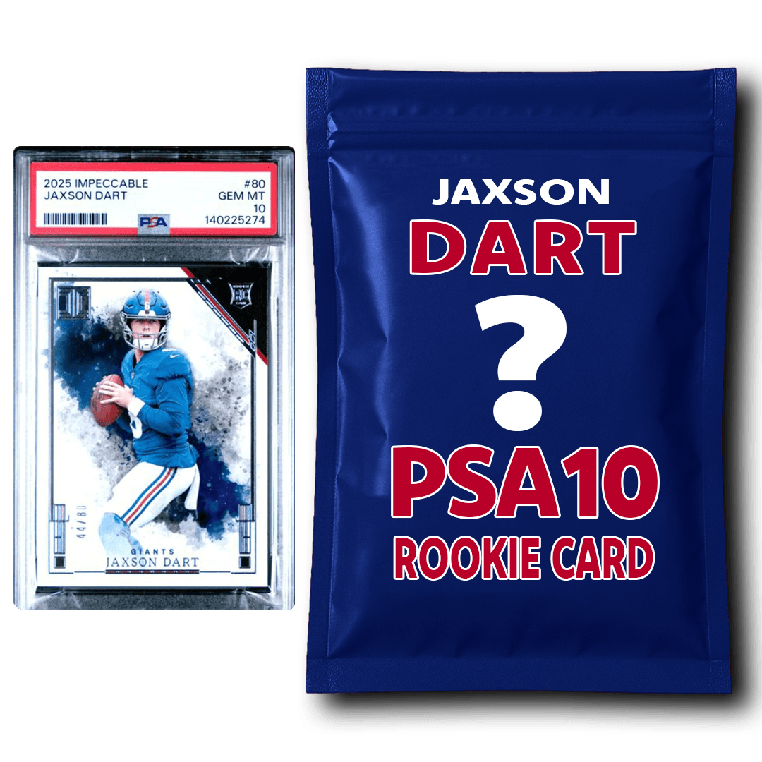 Jaxson Dart PSA 10 Graded Football Rookie Card Mystery Pack