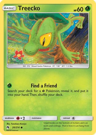 Treecko 020/214 - SM Lost Thunder