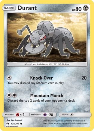 Durant 128/214 - SM Lost Thunder Reverse Holofoil
