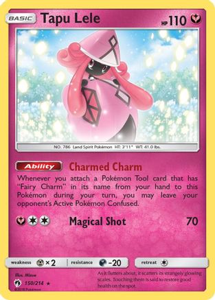 Tapu Lele 150/214 - SM Lost Thunder Reverse Holofoil