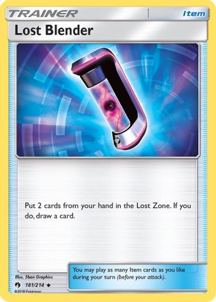 Lost Blender 181/214 - SM Lost Thunder Reverse Holofoil