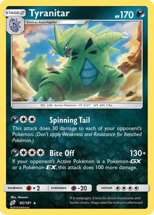 Tyranitar 085/181 - SM Team Up Holofoil