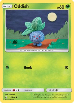 Oddish 006/214 - SM Unbroken Bonds Reverse Holofoil