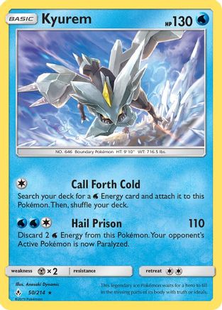 Kyurem 050/214 - SM Unbroken Bonds Holofoil