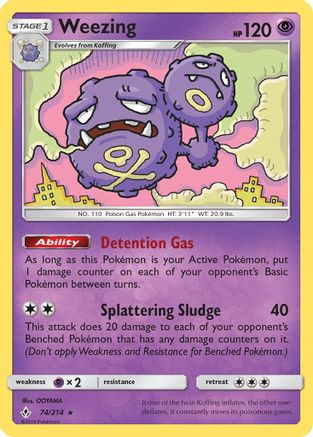 Weezing 074/214 - SM Unbroken Bonds