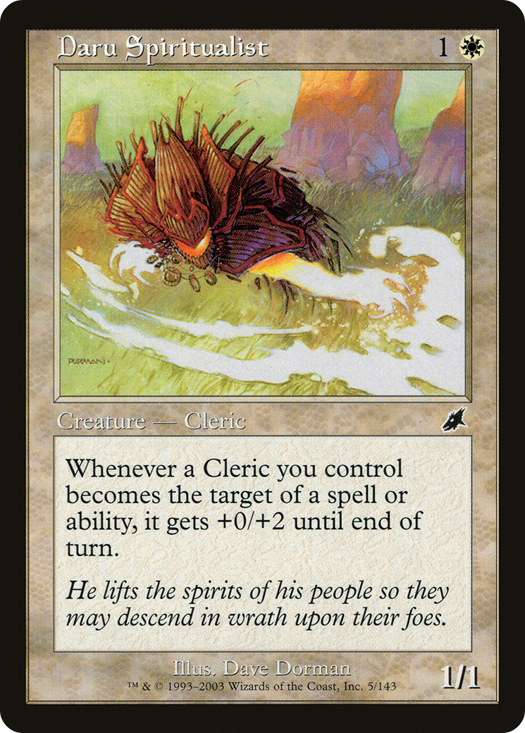 Daru Spiritualist (SCG-005) - Scourge Foil
