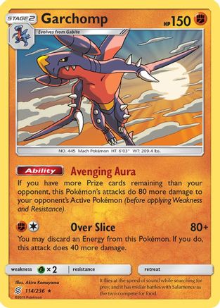 Garchomp 114/236 - SM Unified Minds Reverse Holofoil