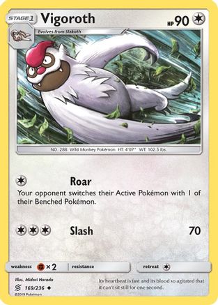 Vigoroth 169/236 - SM Unified Minds Reverse Holofoil