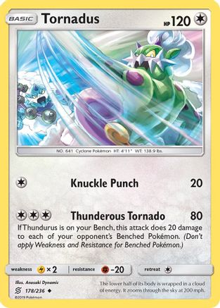 Tornadus 178/236 - SM Unified Minds