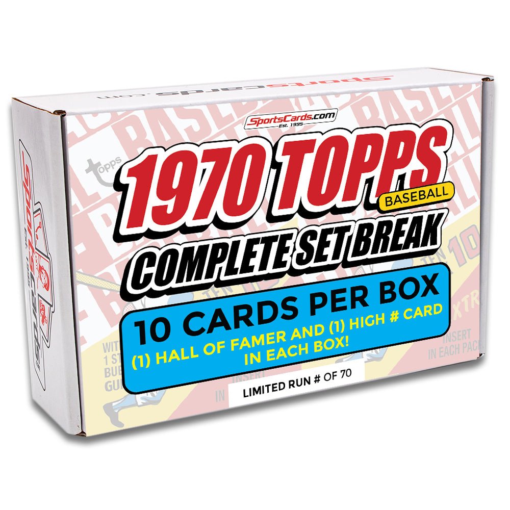 1970 TOPPS BASEBALL COMPLETE SET BREAK – 10 CARDS PER BOX! INCLUDES A HOFER AND HIGH NUMBER!