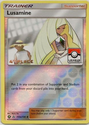 Lusamine 153a/156 - League & Championship Cards - Reverse Holofoil