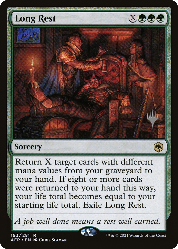 Long Rest (PPAFR-193P) - Adventures in the Forgotten Realms Promos