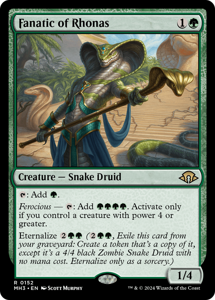 Fanatic of Rhonas (MH3-152) - Modern Horizons 3
