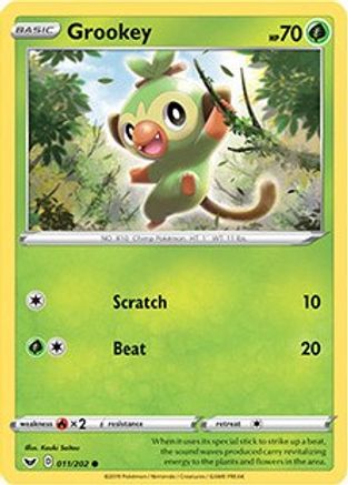 Grookey (Premium Collection) 011/202 - Miscellaneous Cards & Products Holofoil