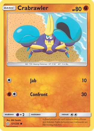 Crabrawler 121/236 - SM Cosmic Eclipse