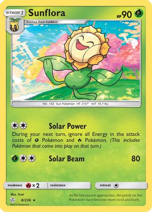 Sunflora 008/236 - SM Cosmic Eclipse