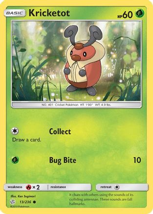 Kricketot 013/236 - SM Cosmic Eclipse