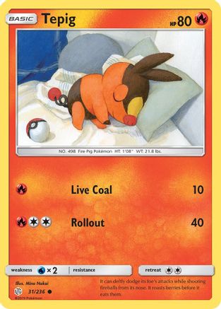 Tepig 031/236 - SM Cosmic Eclipse
