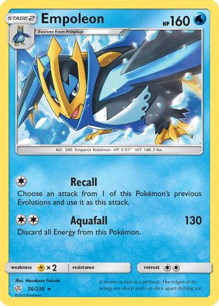 Empoleon 056/236 - SM Cosmic Eclipse Reverse Holofoil