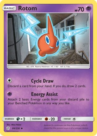 Rotom 086/236 - SM Cosmic Eclipse Reverse Holofoil